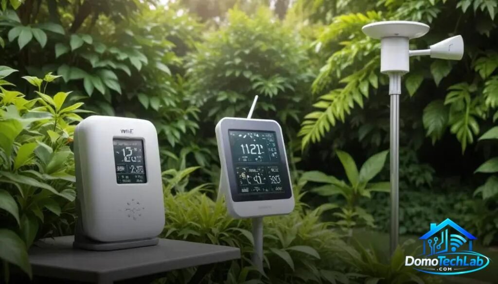 Estaciones meteorológicas inteligentes: Datos precisos de tu propio jardín