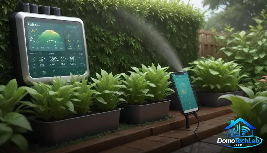 Water Savings in Gardens with Weather Forecast Integration Water Savings in Gardens with Weather Forecast Integration