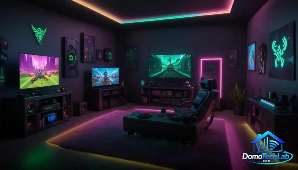 Setup Gaming Inteligente: Inmersión total con luces y automatización