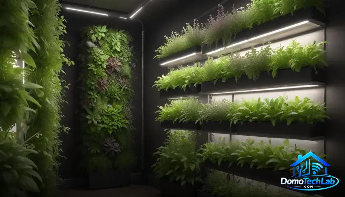 Dicas para um jardim vertical eficiente