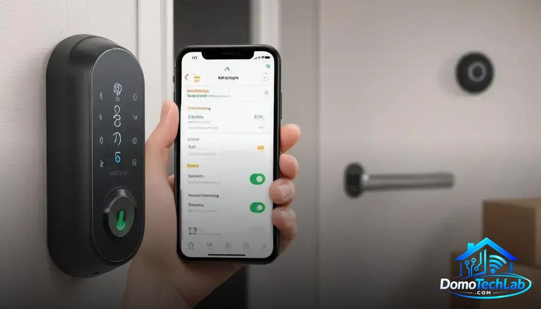 Integração de fechaduras inteligentes com sistemas de entrega