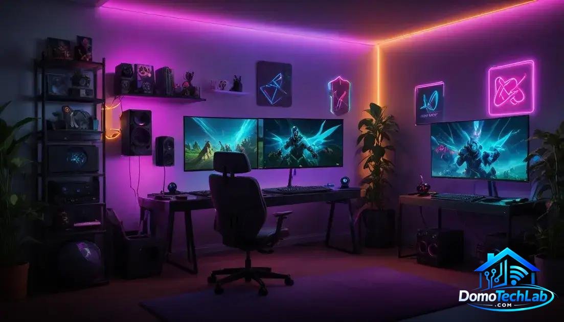 Aesthetic and ambiance enhancements (Razer Chroma, Govee, Nanoleaf)