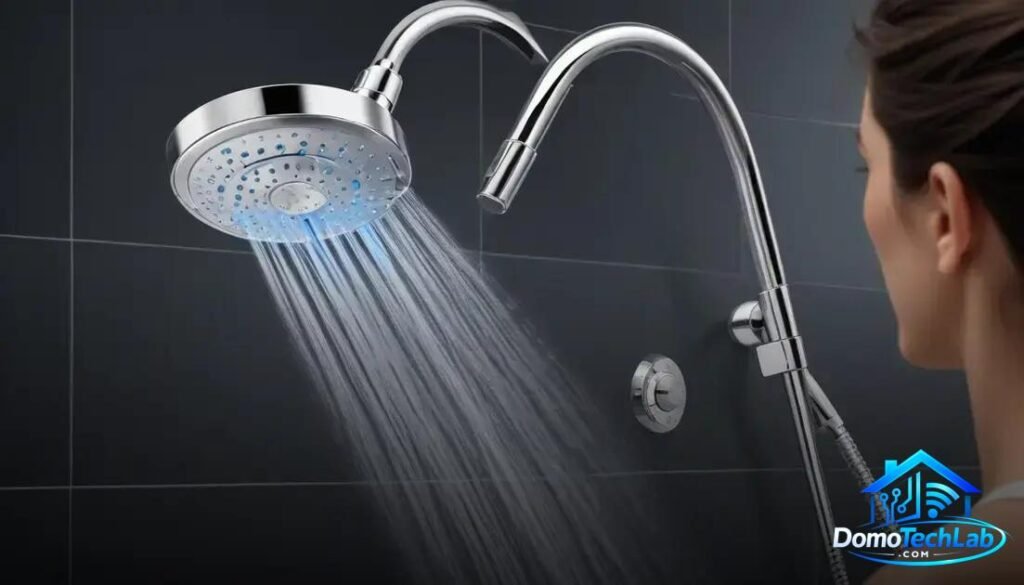 Duchas inteligentes: Control de temperatura y ahorro de agua extremo