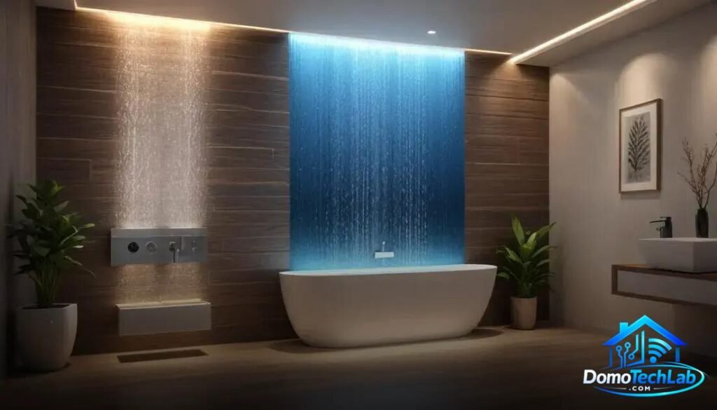 Paredes de agua con LED: Lujo y humedad controlada en tu salón