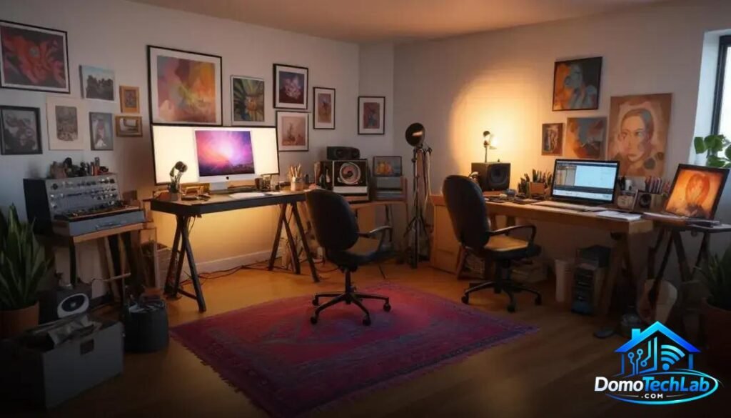 Iluminación para estudios de arte: Colores reales para pintar y crear