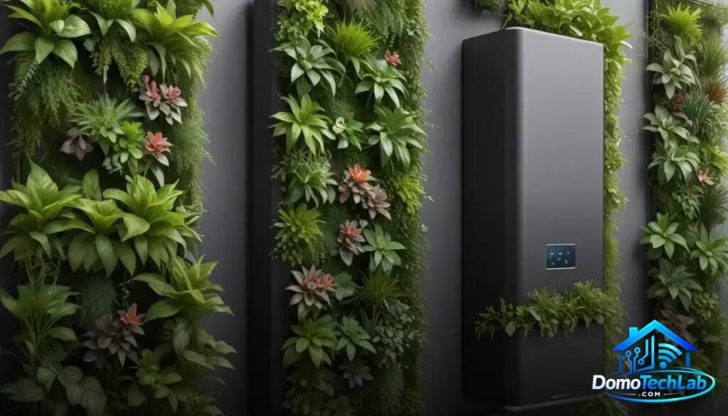 Muros verdes inteligentes: Naturaleza y riego automático dentro de casa