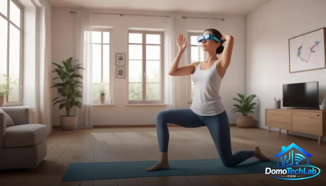 O papel da realidade aumentada no yoga em casa