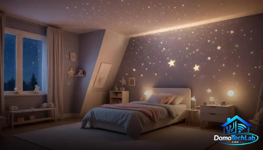 Dormitorios infantiles inteligentes: Luces quitamiedos e historias automáticas