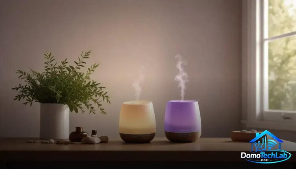 Difusores inteligentes: Crea ambientes relajantes con horarios y escenas