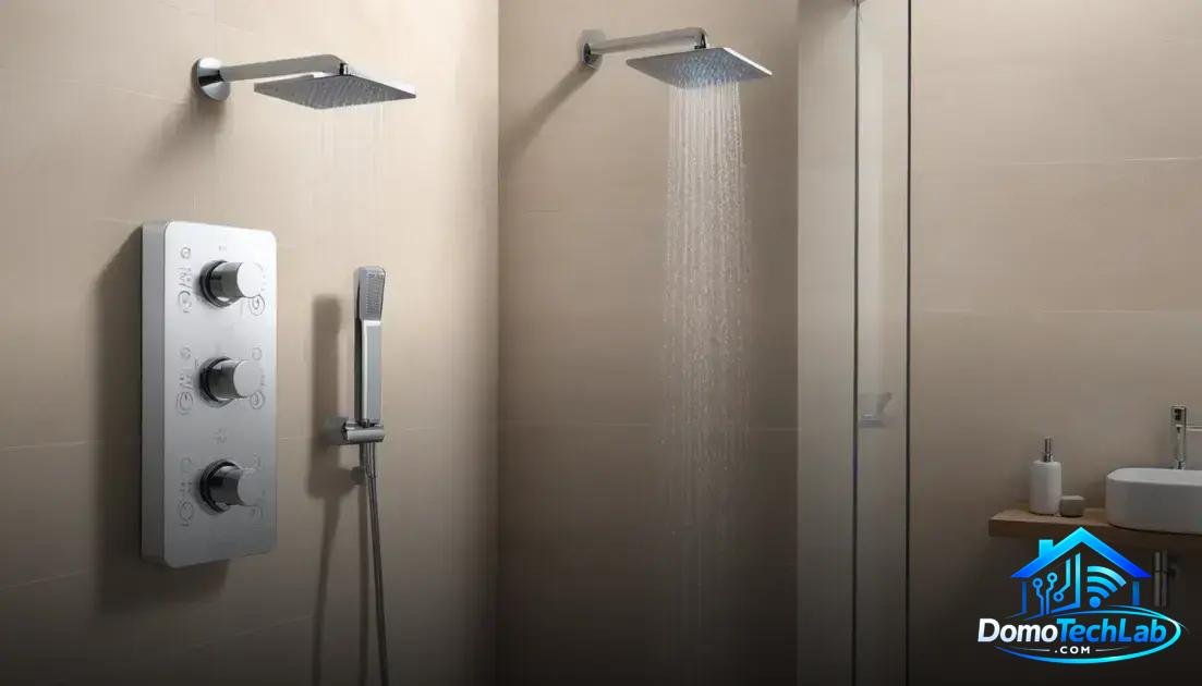 Ahorro energético en duchas inteligentes
