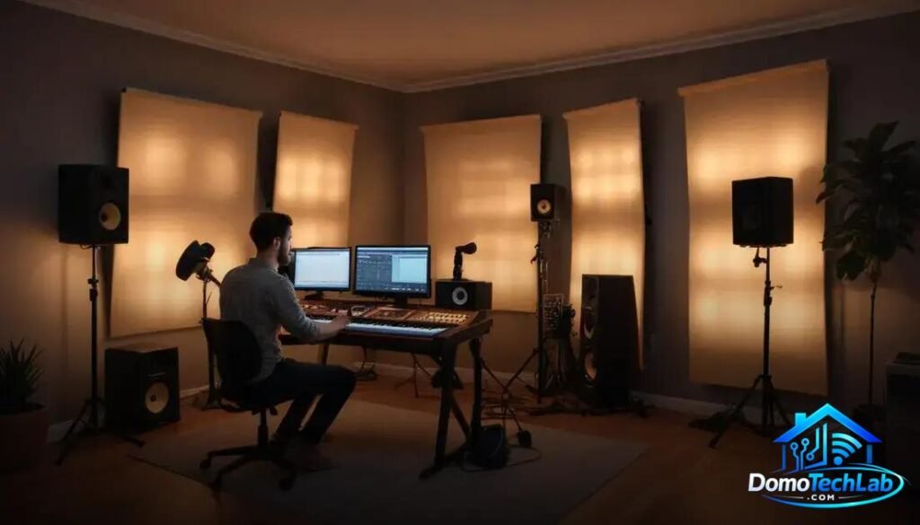 Estudio de música: Automatiza tu grabación y acústica con un comando